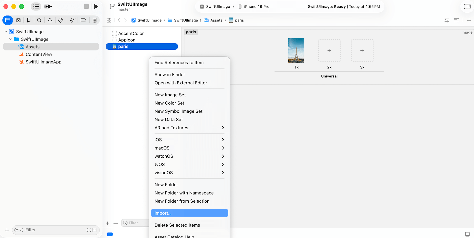 圖 3.5 將圖片加至素材目錄