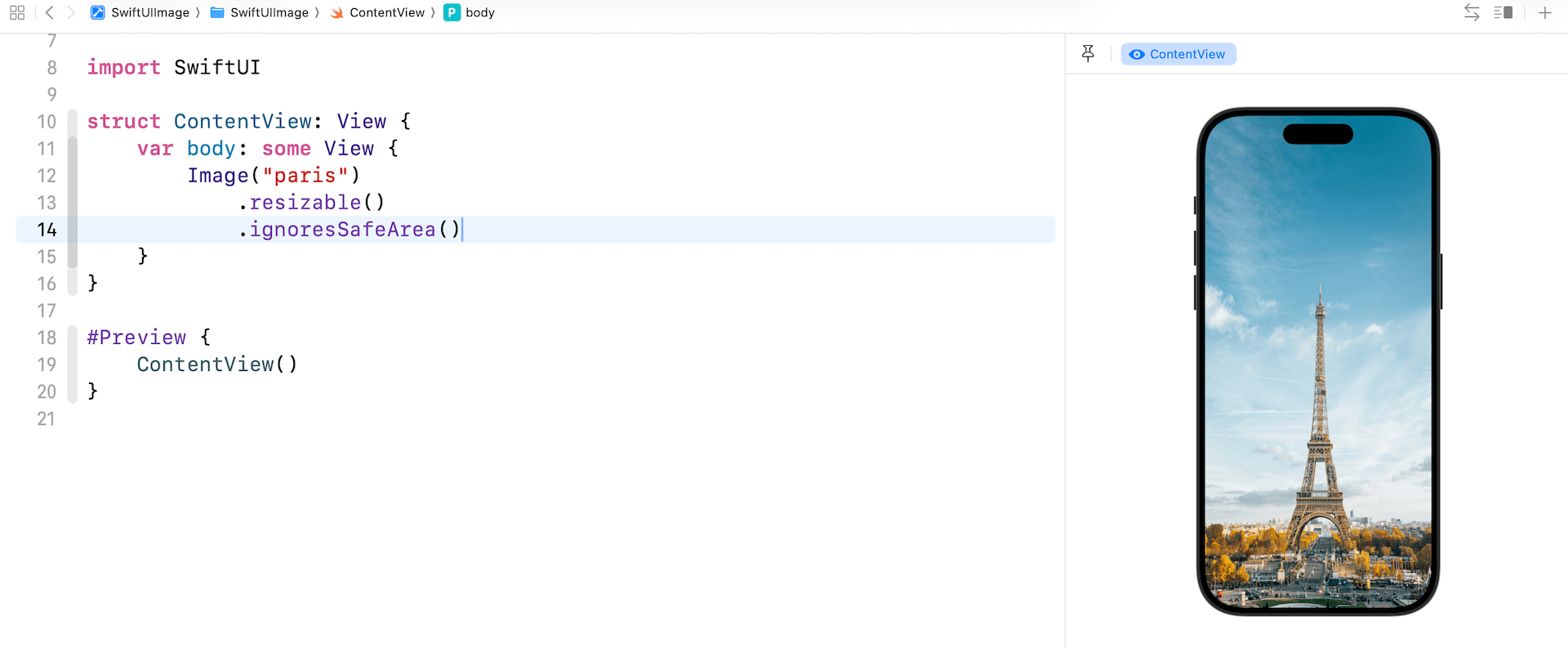 圖 3.8 忽略安全區域